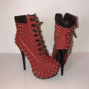 Spiked Ankle Boots